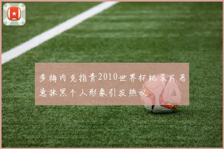 多梅内克指责2010世界杯纪录片恶意抹黑个人形象引发热议
